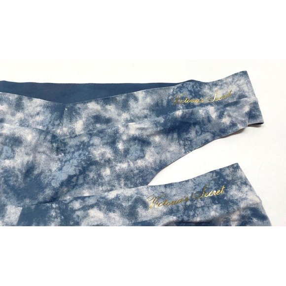 Victorias Secret Incredible Tie Dye Thongs Panties Size Large Lot of 2 Blue - Picture 7 of 11